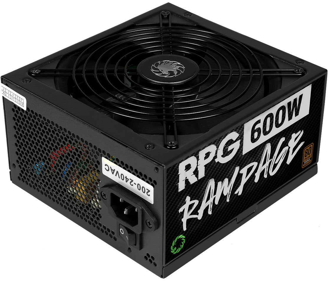GAMEMAX RPG Rampage Fuente de Alimentación 600W (2)