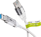 Goobay 74377 adaptador género cable USB 3.0 type RJ45 blanco (2)