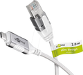 Goobay 74387 adaptador género cable USB 3.1 type RJ45 blanco