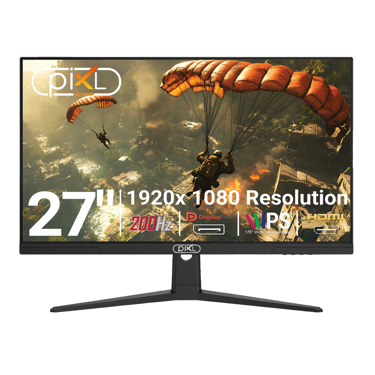 Monitor gaming IPS piXL X-Series GS27IDPHA 27 pulgadas Full HD con tasa