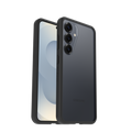 OB React Samsung Galaxy S25 - Black Crystal - Transparente/Negro