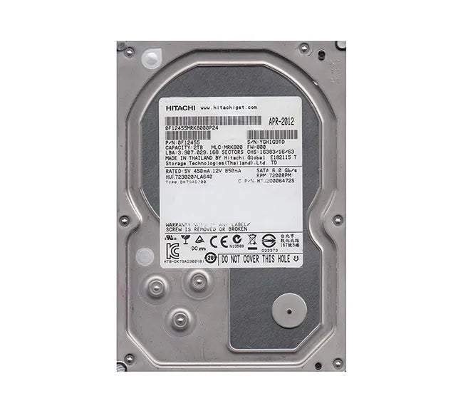 Hitachi HGST 2TB 7.2K SATA Disk 3.5" H3U20006472S-RFB – Reacondicionado (2)