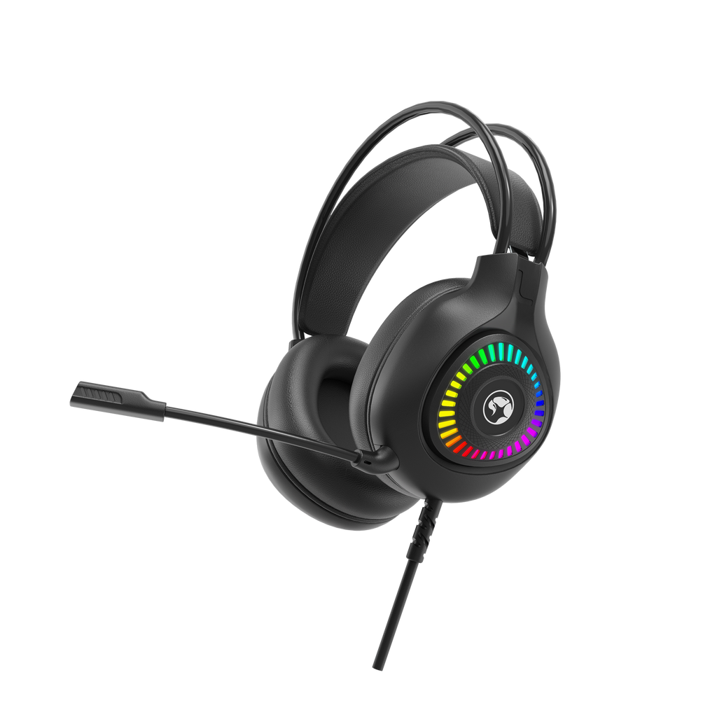 Auriculares gaming Marvo H8325 Akari 40 USB 2.0 cable RGB