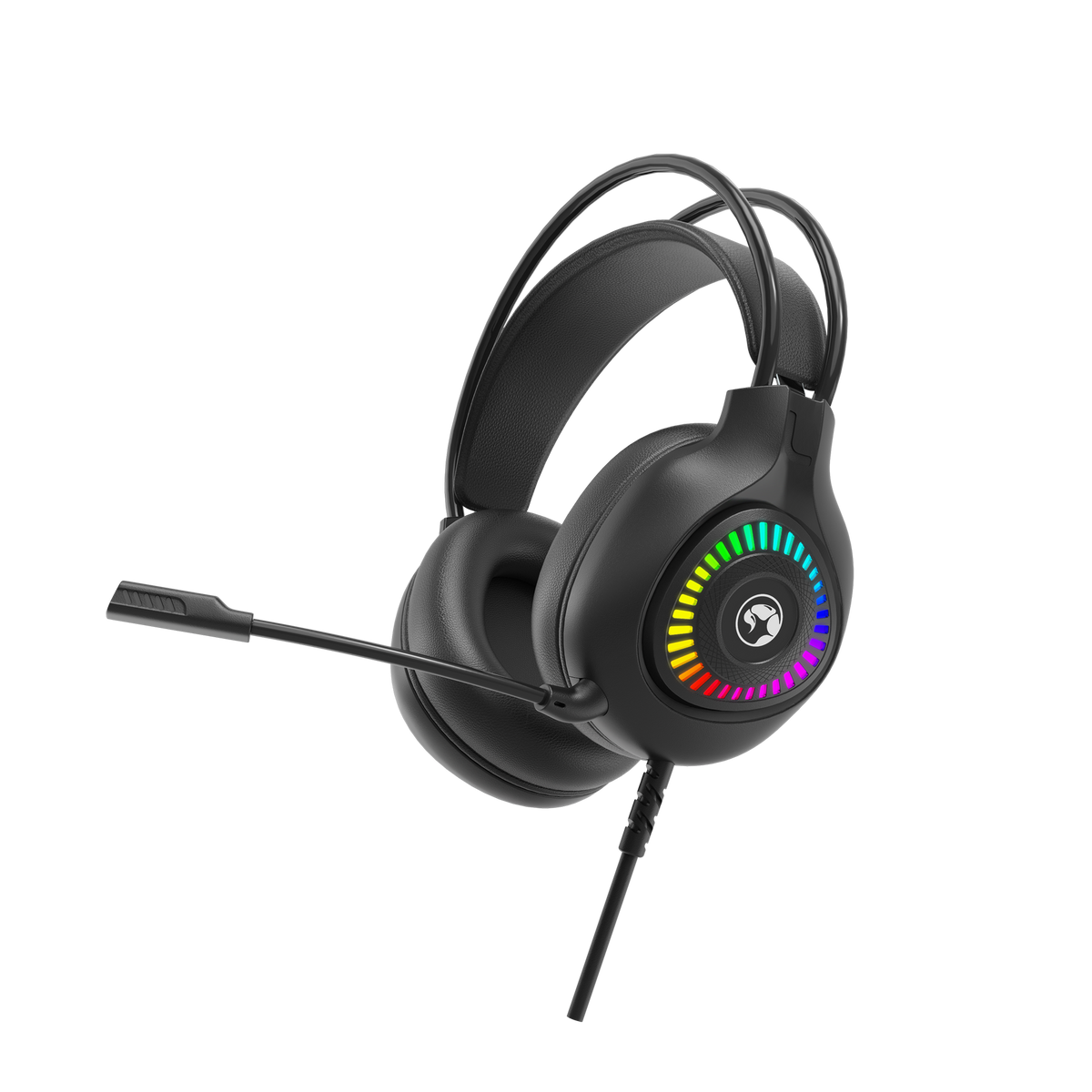 Auriculares gaming Marvo H8325 Akari 40 USB 2.0 cable RGB