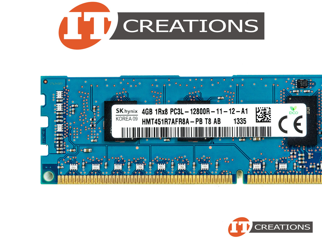 Dell 4GB 1Rx8 PC3L-12800R HMT451R7AFR8A-PB-RFB – Reacondicionado