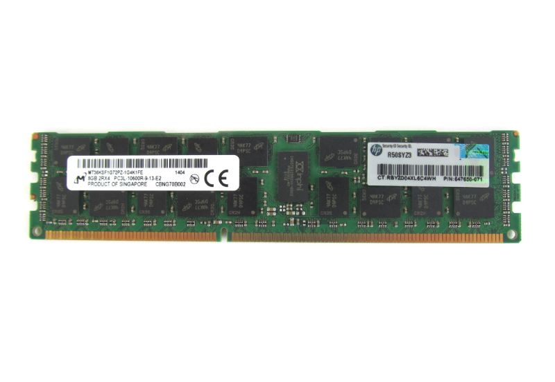 HPE Memoria RDIMM DDR3-1333 de 8GB 647650-071