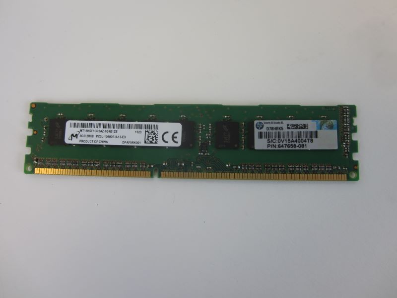 HP 8GB (1x8GB) Dual Rank U 647658-081-RFB – Reacondicionado