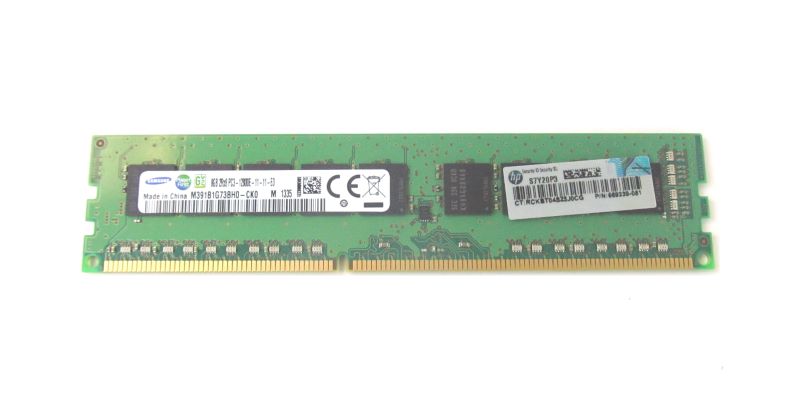 HPE Kit de 8GB 2RX8 PC312800E11 669239-081-RFB – Reacondicionado