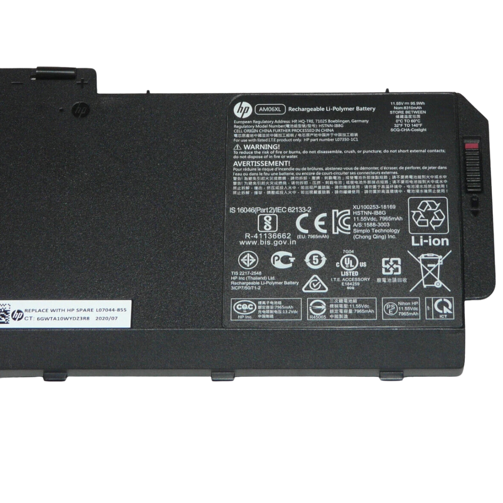 HP 95.9Wh Batería de iones de litio AM06XL (4)