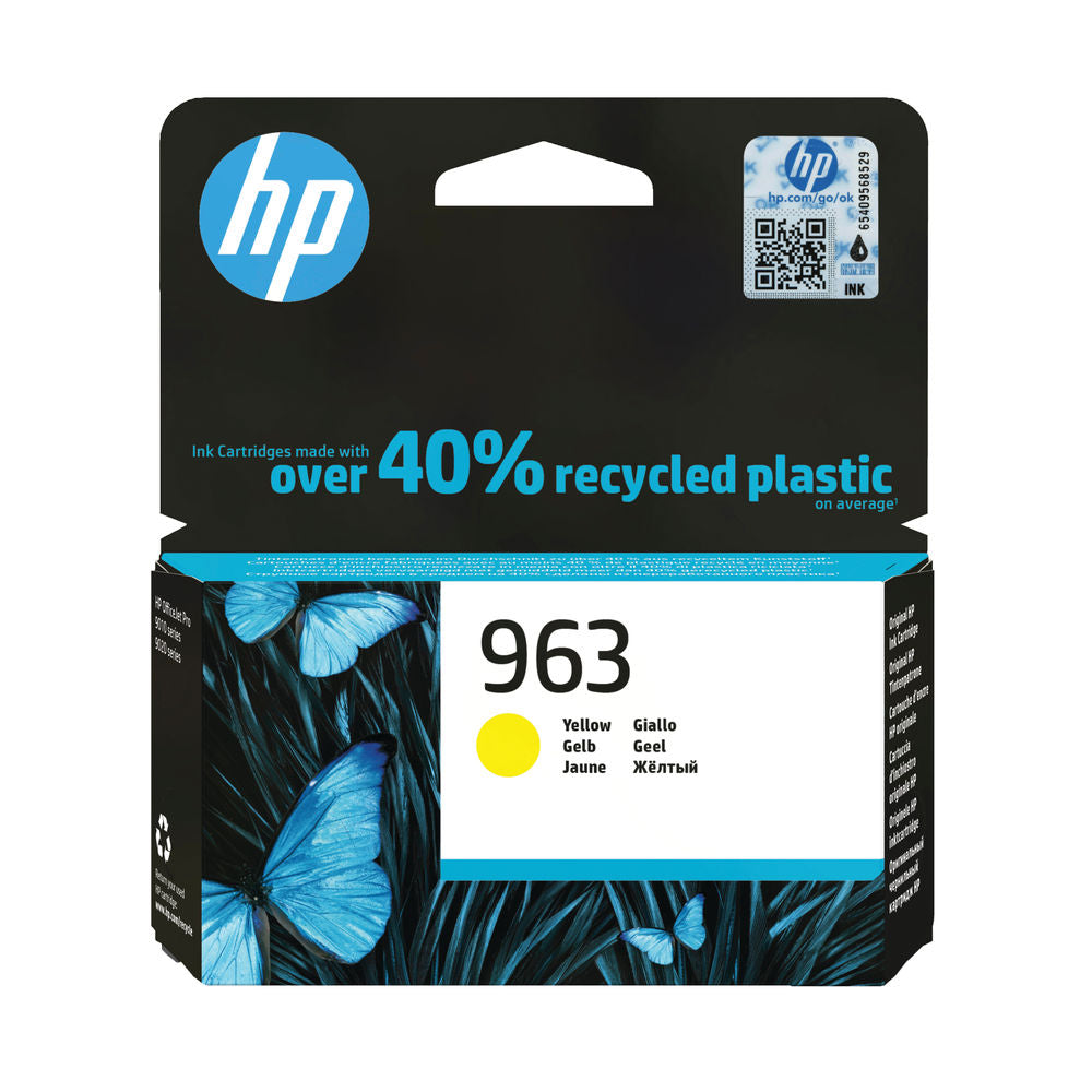 HP 963 Amarillo tinta original 3JA25AE#LS3 (2)