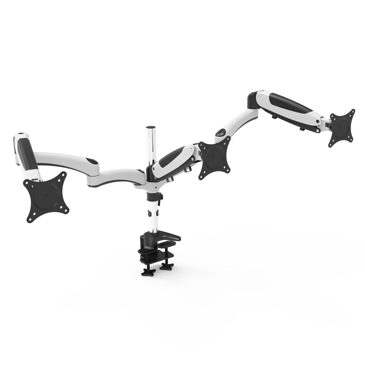 Amer Mounts HYDRA3XL soporte/base de monitor 71,1cm Escritorio Negro Cromado