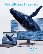 Anker A83460A2 base de conexión/replicador de puertos para portátil USB 2.0