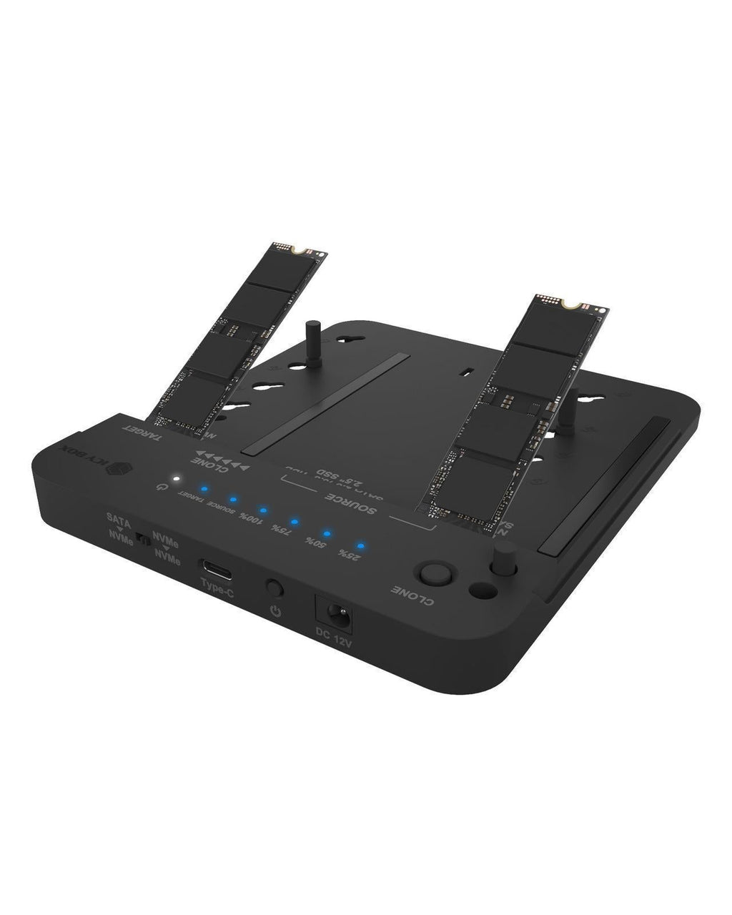 ICY BOX IB-2913MCL-C31 USB 3.2 Gen 2 Tipo-C Negro