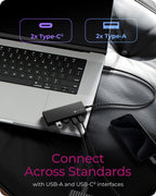 ICY BOX IB-HUB1436-CPD - hub - 4 porte