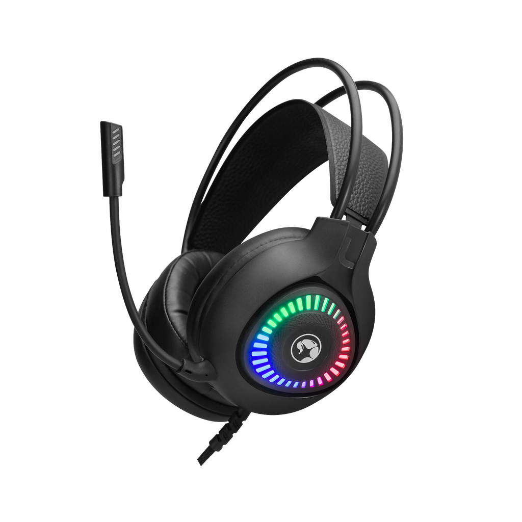 Auriculares gaming Marvo H8325 Akari 40 USB 2.0 cable RGB