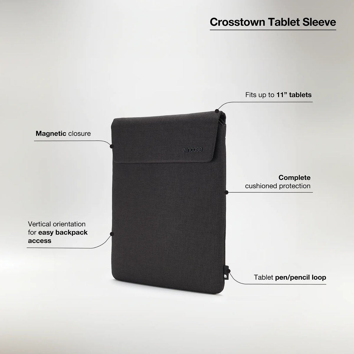Incase Funda Crosstown con Woolenex para tablet de 11