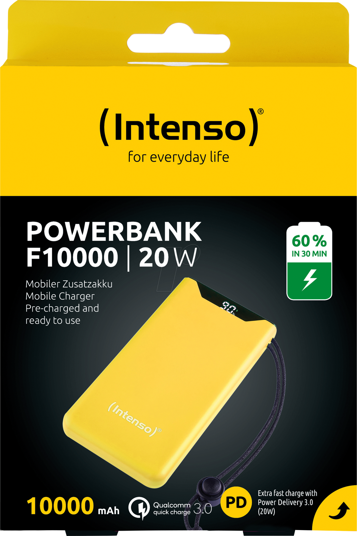 Intenso 7332039 batería externa Polímero de litio 10000 mAh Amarillo (4)