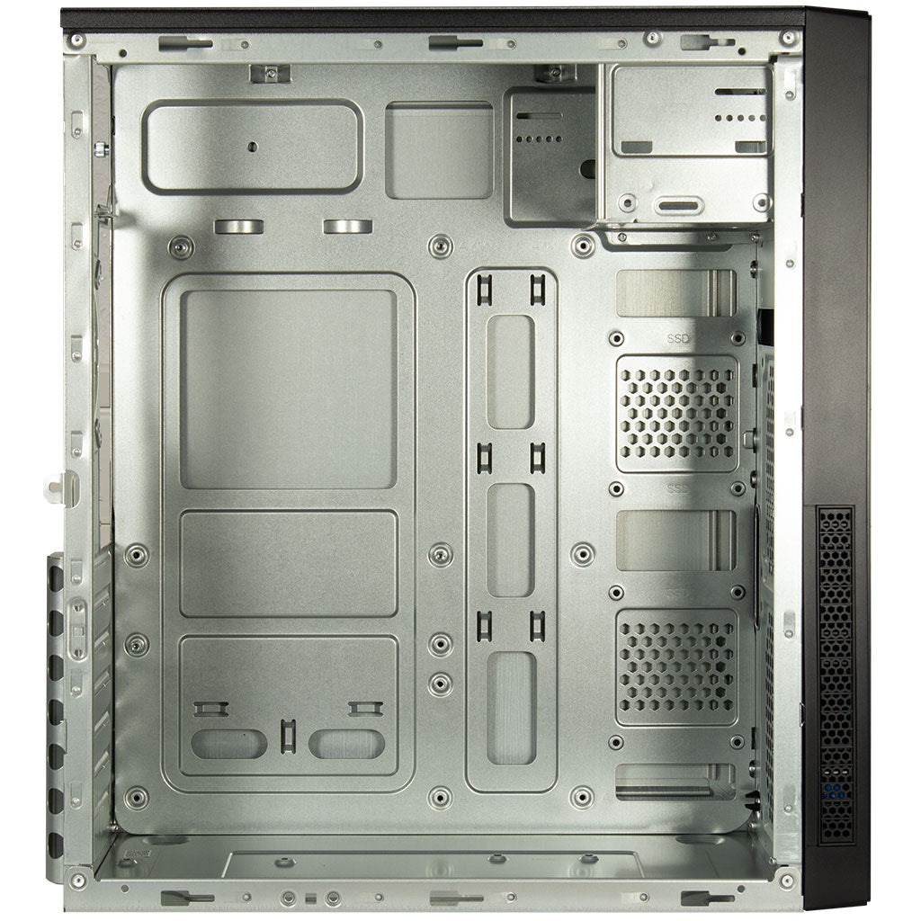 Inter-Tech IT-2812 Empresarial Torre media Negro