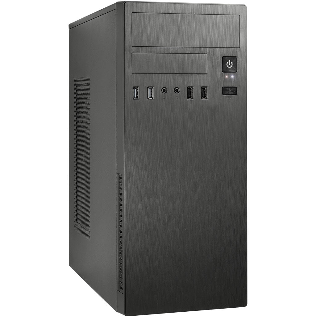 Inter-Tech IT-2812 Empresarial Torre media Negro