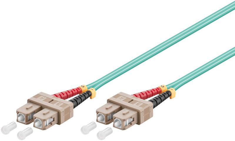 Microconnect FIB2230005 Cable de fibra óptica e InfiniBand 0,5 m SC Color aguamarina