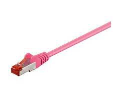 Microconnect B-FTP6015PI cable de red Rosa 1,5 m Cat6 F/UTP (FTP) Alrededor