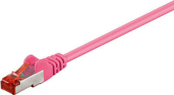 Microconnect B-FTP602PI cable de red Rosa 2 m Cat6 F/UTP (FTP) Alrededor