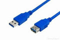 MediaRange USB Kabel A - A St/Bu 3m blau MRCS145
