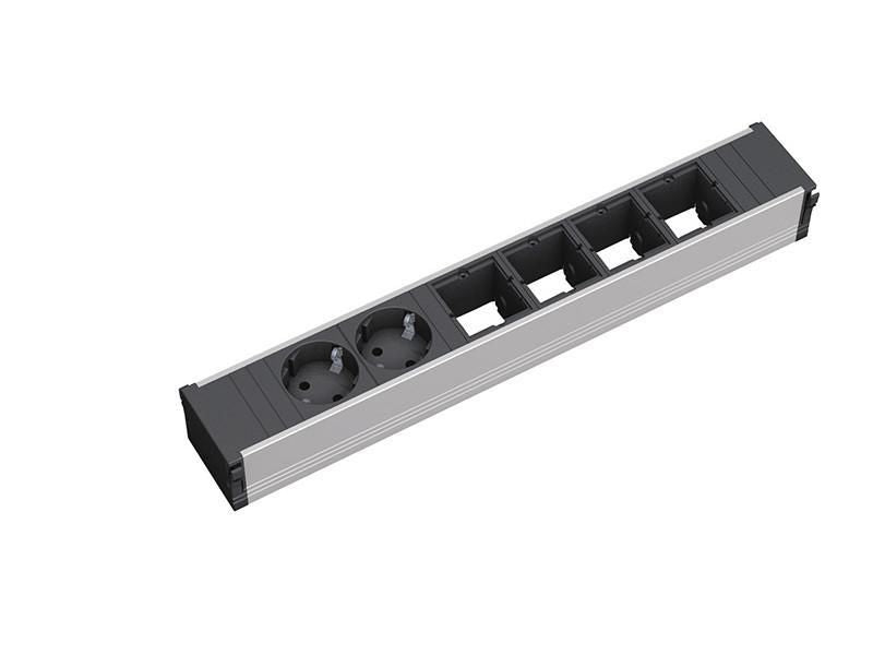 Bachmann CONI 2xSchuko & 4xEmpty 912.005