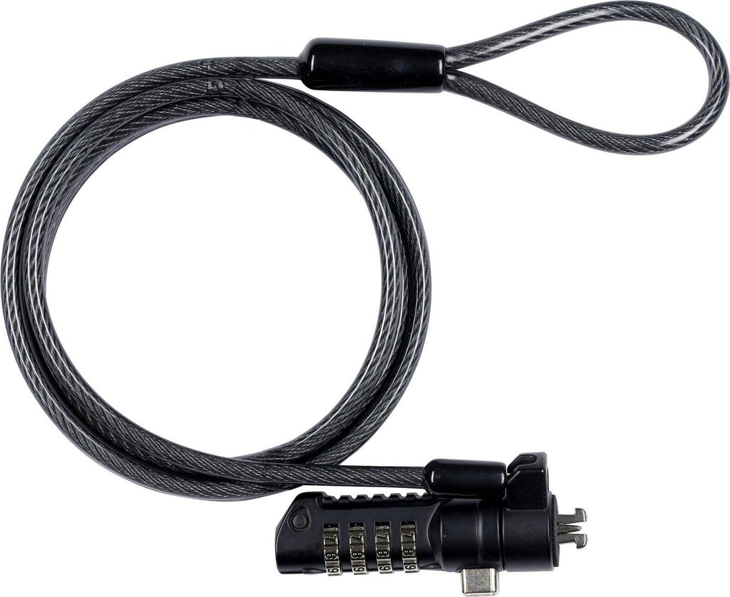 eSTUFF GLB220102 cable antirrobo Negro 1,8 m