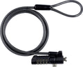 eSTUFF GLB220102 cable antirrobo Negro 1,8 m