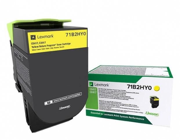 Lexmark Toner Yellow Return Program 71B2HY0