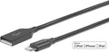 eSTUFF ES601165 cable de conector Lightning 1,5 m Gris