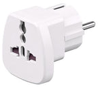 Microconnect PETRAVEL adaptador de enchufe eléctrico Universal Blanco