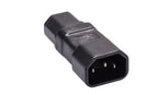 Microconnect PEA1415 cambiador de género para cable C14 C15 Negro