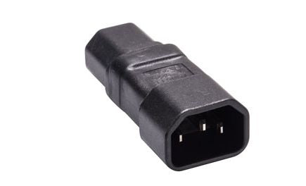 Microconnect PEA1415 cambiador de género para cable C14 C15 Negro