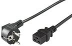 Microconnect PE07719005 cable de transmisión Negro 0,5 m Enchufe tipo E+F C19 acoplador