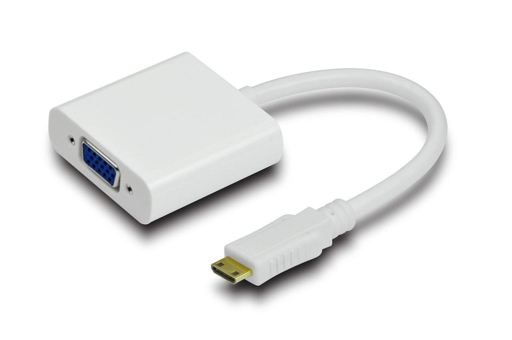 Microconnect HDMIVGA adaptador de cable de vídeo 15 m VGA (D-Sub) HDMI Type C (Mini) Negro