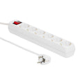 Microconnect GRU006W base múltiple 1,8 m 6 salidas AC Interior Blanco