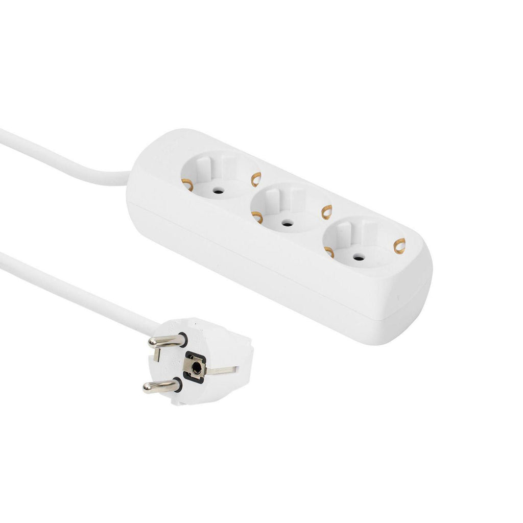 Microconnect 3-way Schuko Socket 1.5M White base múltiple 1,5 m 3 salidas AC Interior Blanco