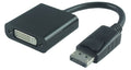 Microconnect DPDVI015 adaptador de cable de vídeo 0,15 m DisplayPort DVI-I Negro