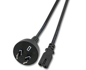 Microconnect PE030718AUSTRALIA cable de transmisión Negro 1,8 m Enchufe tipo I C7 acoplador