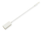 Microconnect AUDUSBFW cable de audio 0,2 m 3,5mm USB tipo A Blanco
