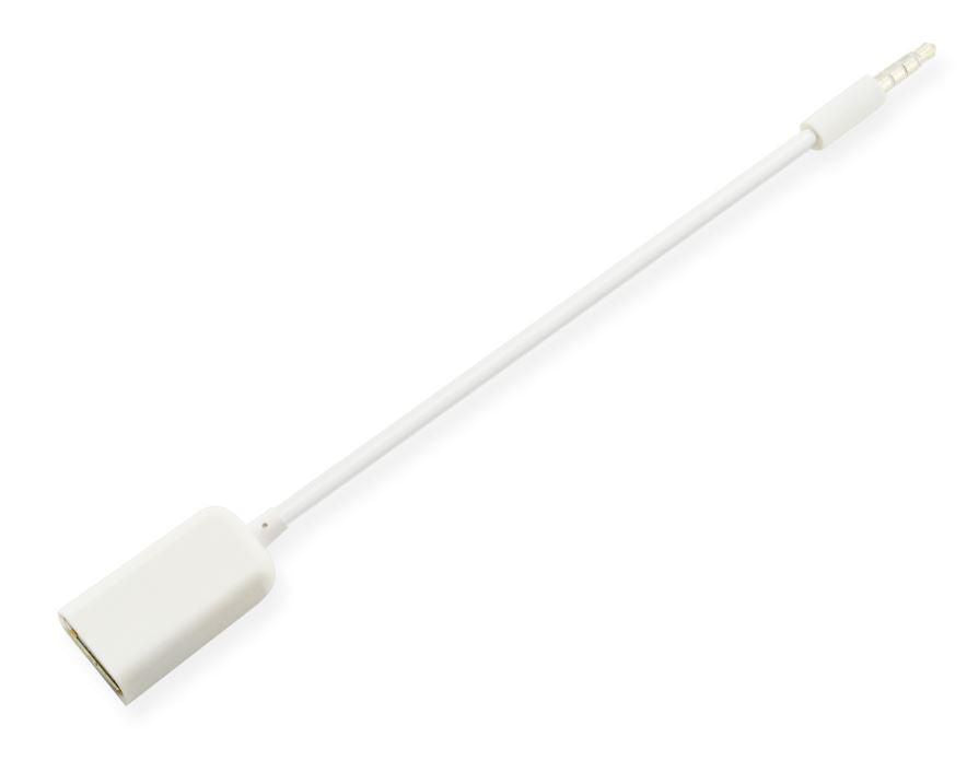 Microconnect AUDUSBFW cable de audio 0,2 m 3,5mm USB tipo A Blanco