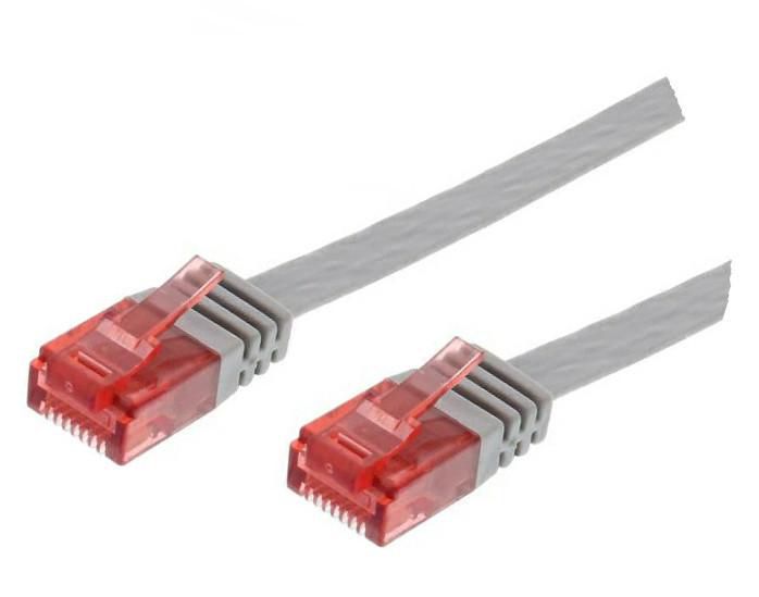 Microconnect V-UTP60025-FLAT cable de red Gris 0,25 m Cat6 U/UTP (UTP) Plano