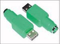 Microconnect USBAPS2F cambiador de género para cable USB PS/2 Verde