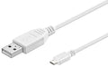 Microconnect USBABMICRO0,15W cable USB USB 2.0 0,15 m USB A Micro-USB B Blanco