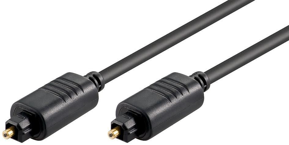 Microconnect TT610BKAD cable de audio 1 m Toslink Negro