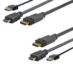 Vivolink PROHDMIUSBDP5 adaptador de cable de vídeo 5 m DisplayPort HDMI + USB Negro