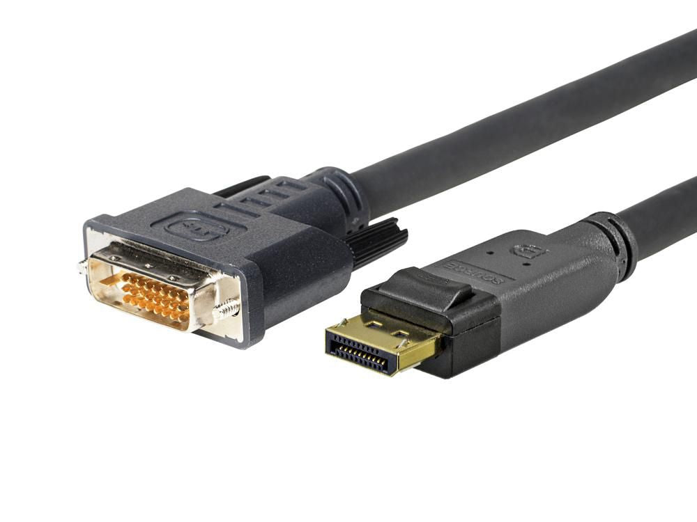 Vivolink PRODPDVI15 adaptador de cable de vídeo 15 m DisplayPort DVI-D Negro