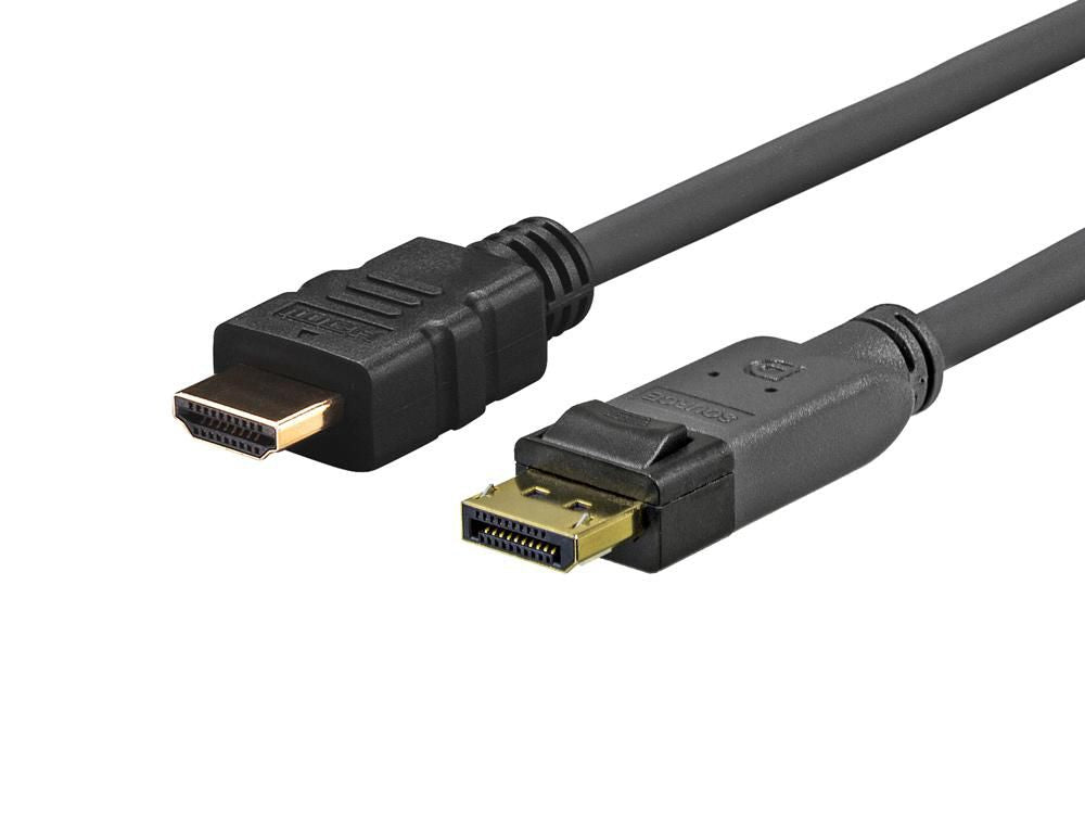 Vivolink PRODPHDMI10 adaptador de cable de vídeo 10 m DisplayPort HDMI Negro